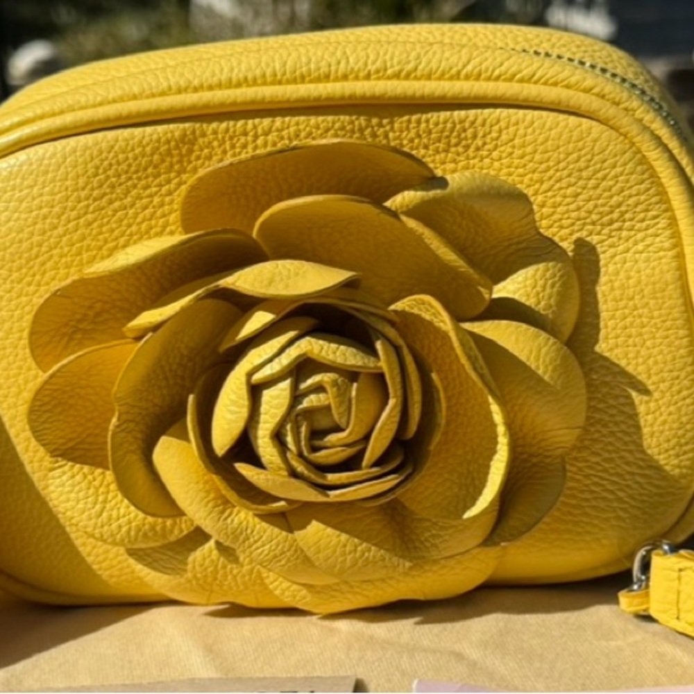 Brighton Rosie Mini Camera Bag- Yellow